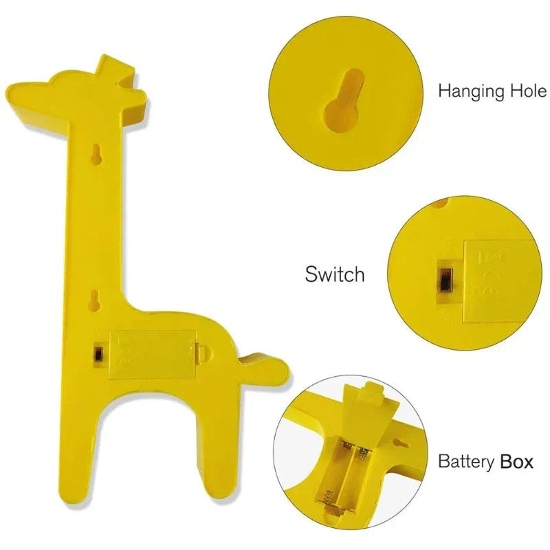 LumiZoo - LED Giraffe Night Lamp for Children, Dimmable Table Lamp & Bedroom Decoration
