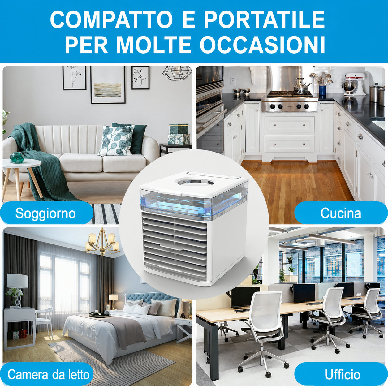 Condizionatore portatile Ventilatore portatile Mini condizionatore