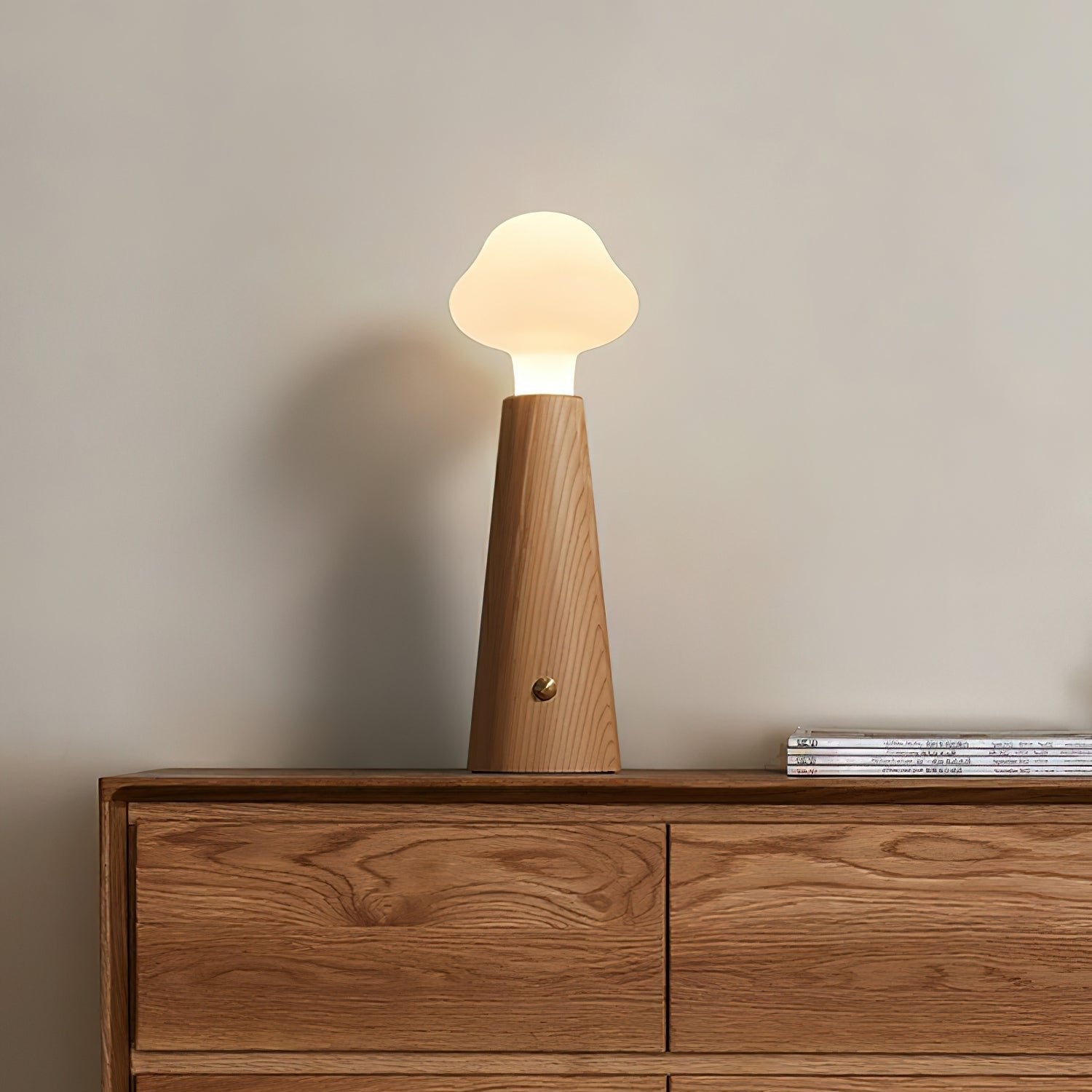 LumeAura - Lampada da Tavolo LED con Design Poetico – Lampada Decorativa Moderna