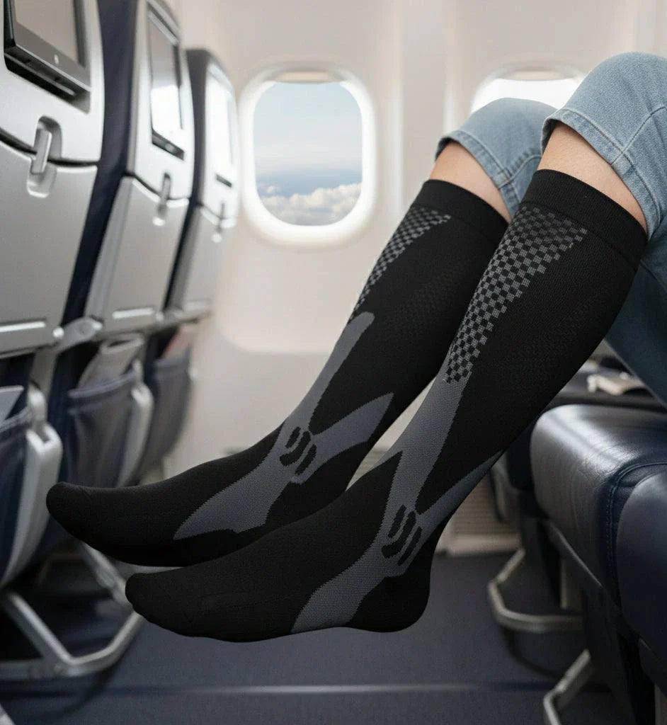 Compression Socks Long Knee High Support Breathable