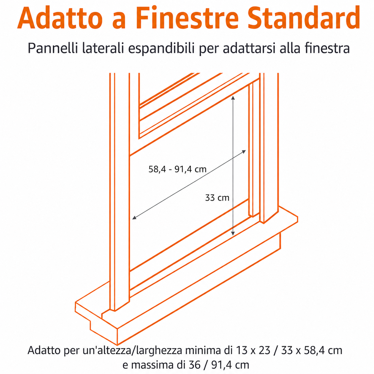 Condizionatore a finestra compatto, silenzioso e moderno