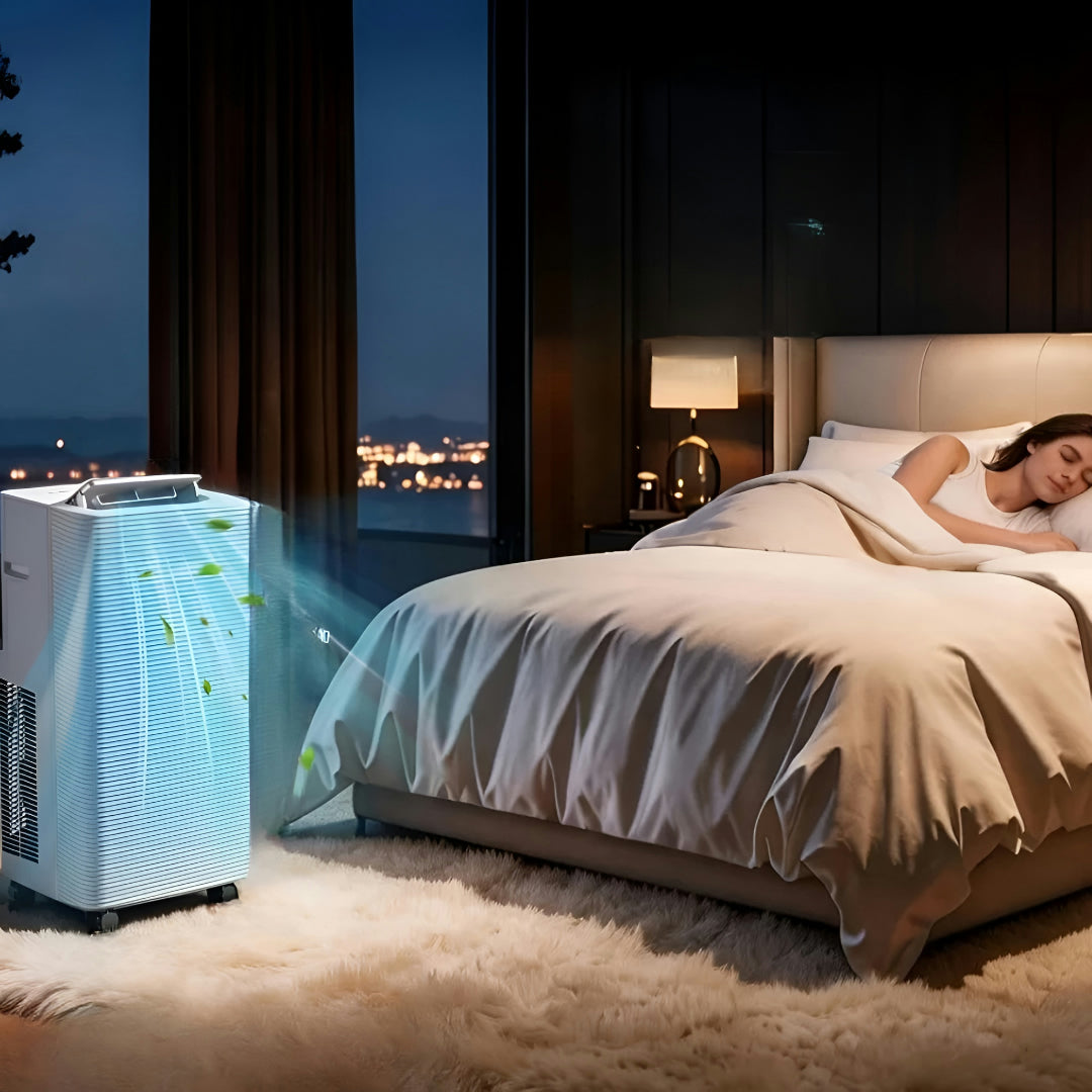 Ar Condicionado Portátil 12000 BTU Climatizador 4 Funções Rodas