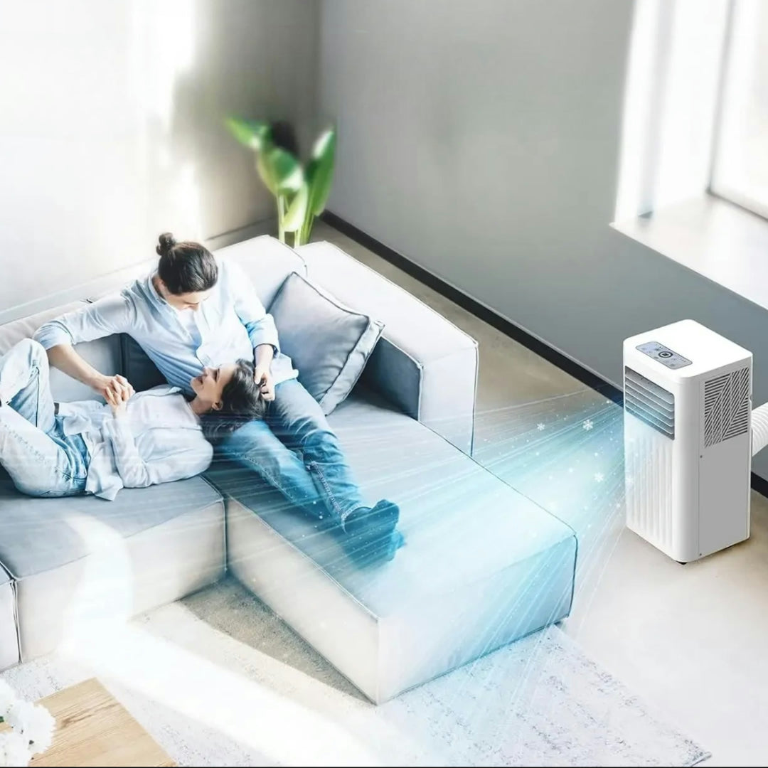 Ar Condicionado Portátil 8000 BTU Compacto Silencioso com Rodas