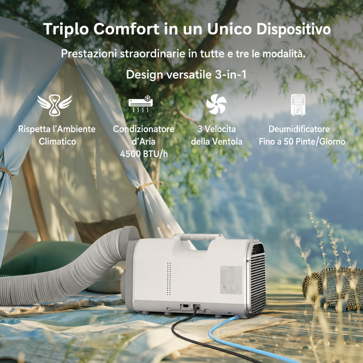 Portable Air Conditioner for Camping Tent Camper