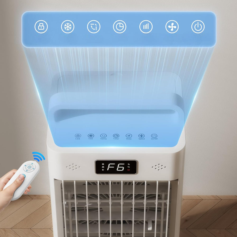 Condizionatore portatile raffreddatore evaporativo silenzioso