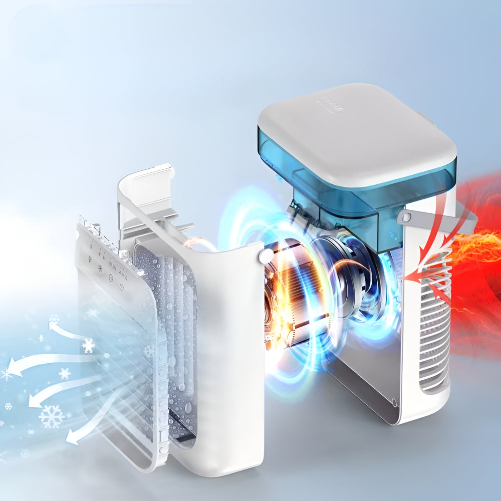 Condizionatore portatile USB con umidificatore e raffreddatore d'aria