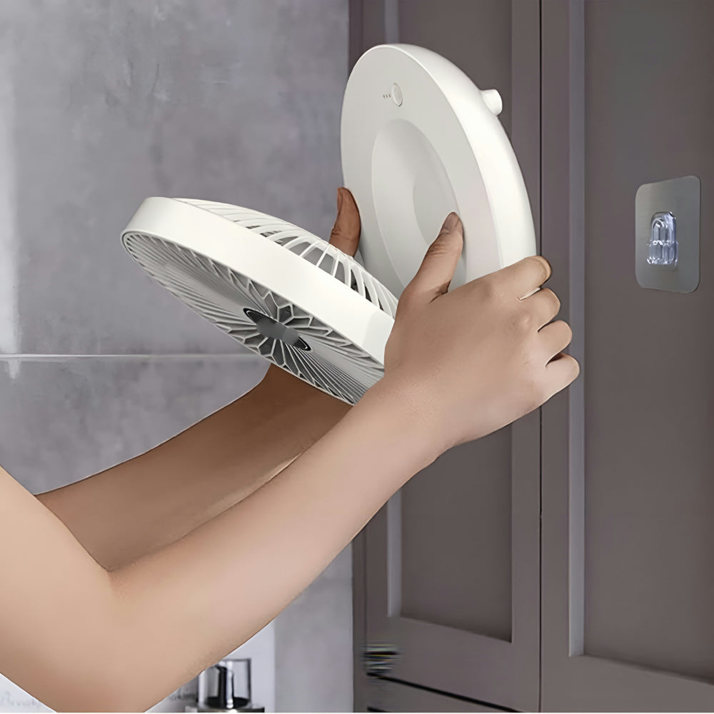 Ar Condicionado Portátil Ventilador Mini Oscilante Silencioso de Mesa
