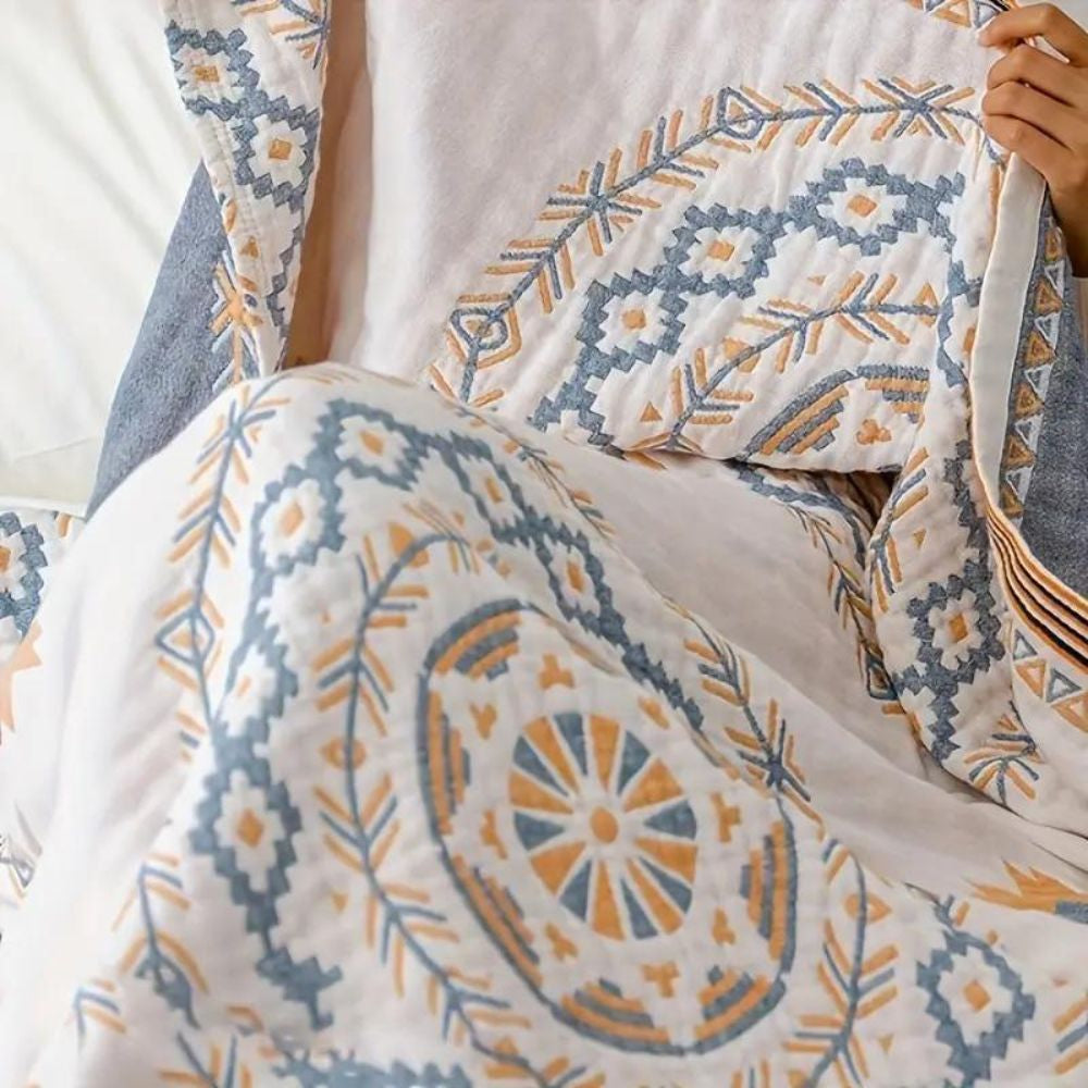 Manta de Cama Mandala para Decoração de Sofá Estilo Boho