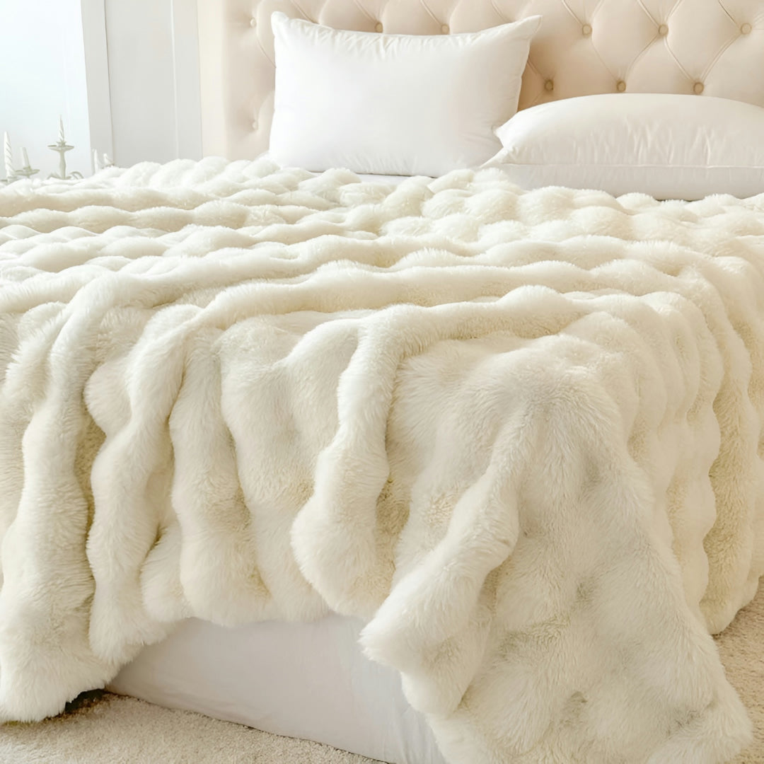 Synthetic Fur Blanket Warm Faux Fur Blanket
