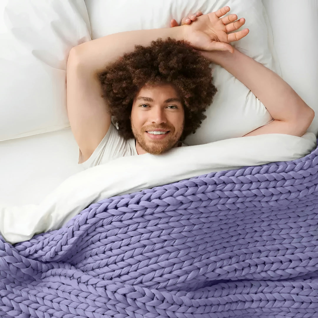 Heavy Cooling Sleep Blanket Woven Sofa