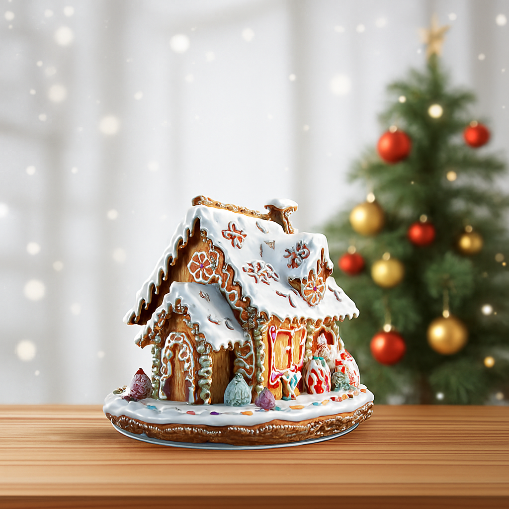 BohoGinger - Casa di Pan di Zenzero in Acrilico Decorazione Natalizia