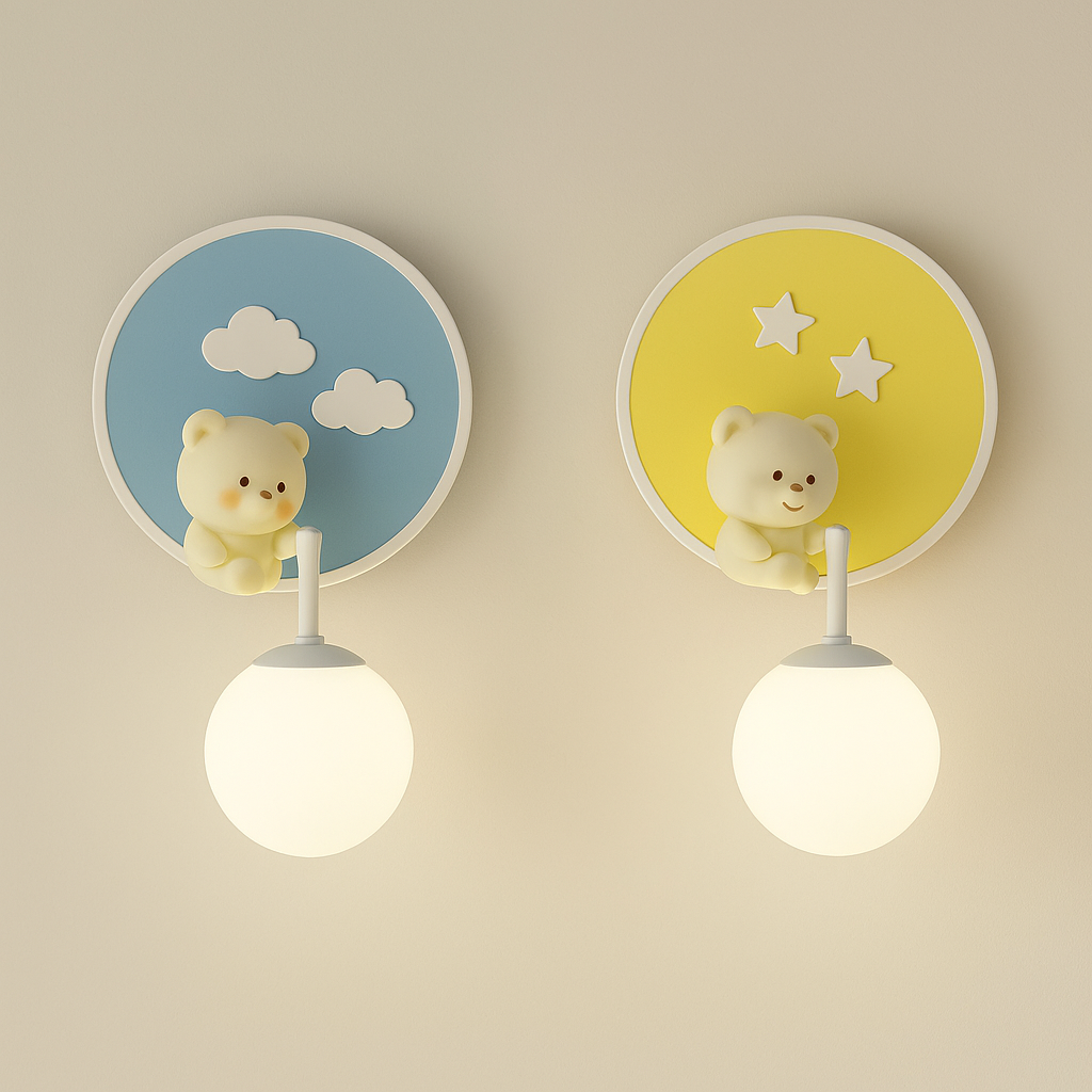 RomanticWall - Children's Room Wall Lamp with Animal Motif
