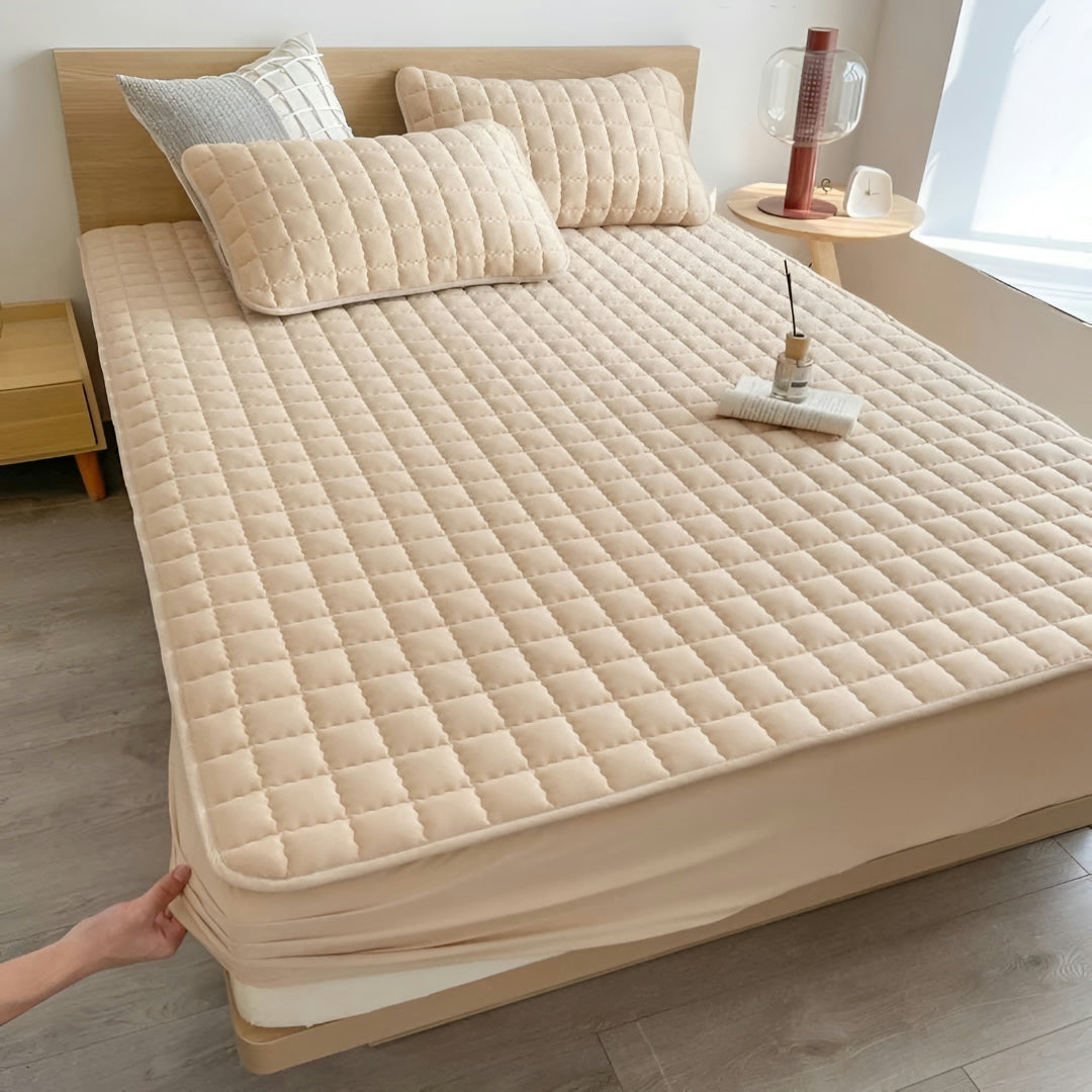 Quilted Waterproof Mattress Protector Bed Cover