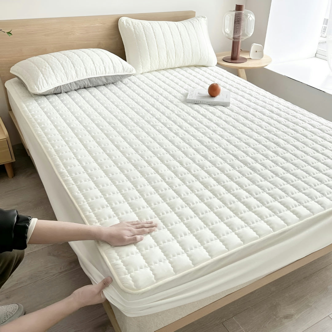 Quilted Waterproof Mattress Protector Bed Cover