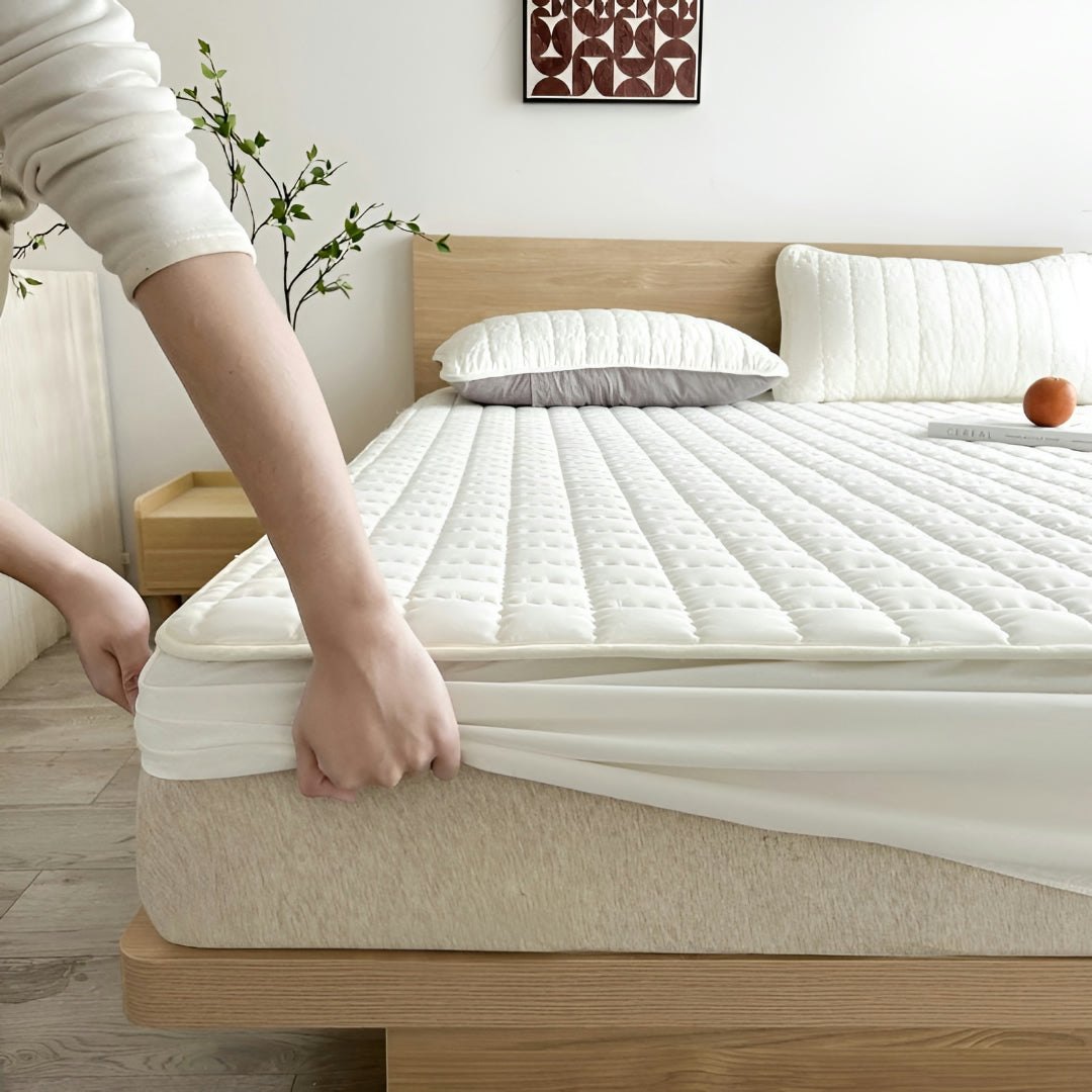 Quilted Waterproof Mattress Protector Bed Cover