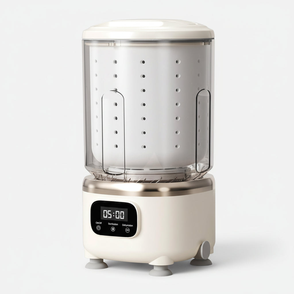 Mini Wasmachine Centrifuge Draagbaar 3L UV Hygiëne