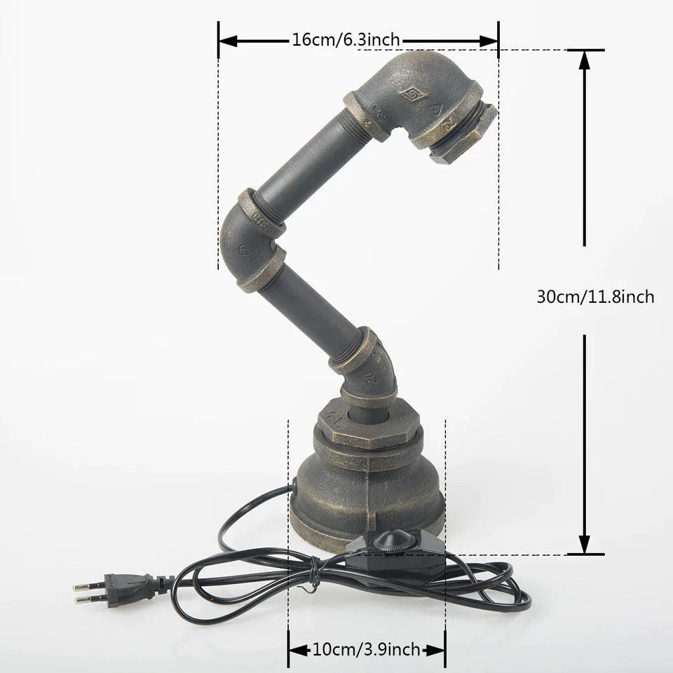 ArtIron - Lampada Creativa in Ferro Industriale