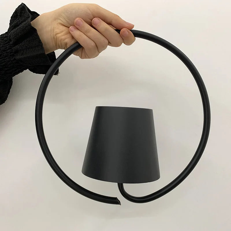 LumiGlow - Portable LED Pendant Lamp, Modern & Minimalist Design for Indoor & Outdoor Use