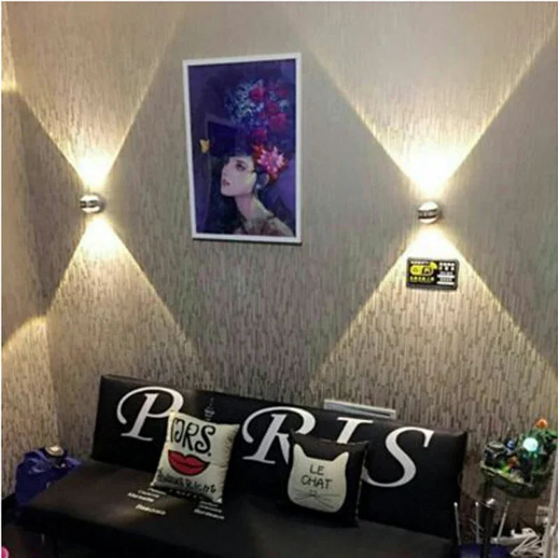 CrystalLux - Candeeiro de Parede de Cristal LED