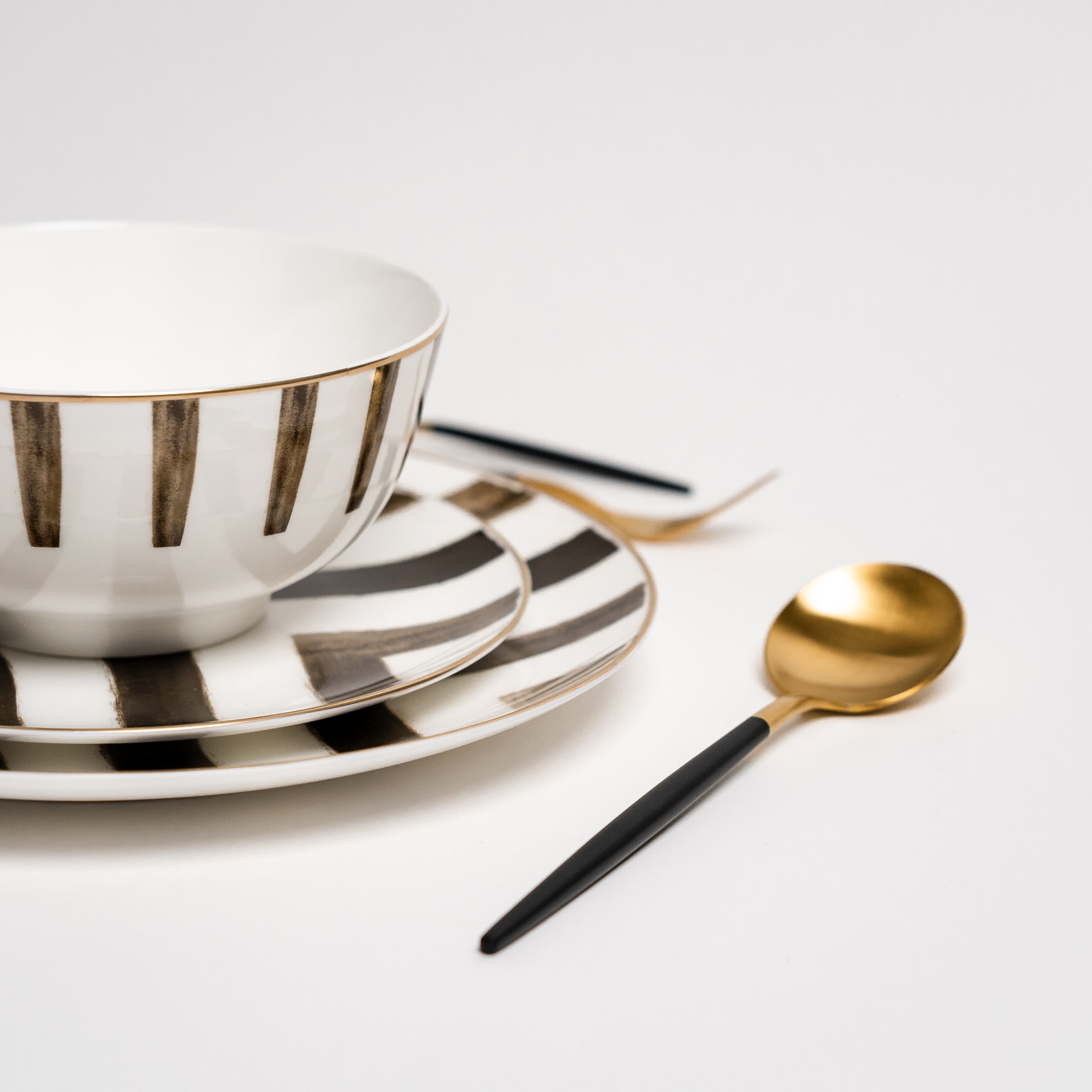 Juego de platos Davi Zwarte Crossroad