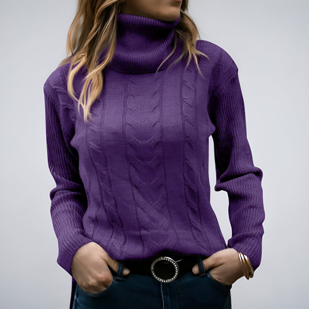 Women's Turtleneck Sweater Daily Wear