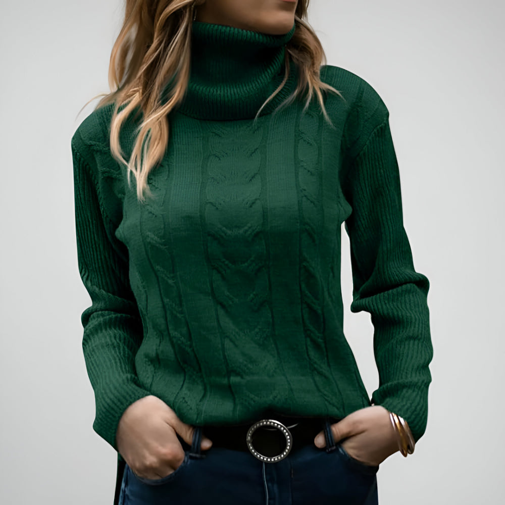 Women's Turtleneck Sweater Daily Wear