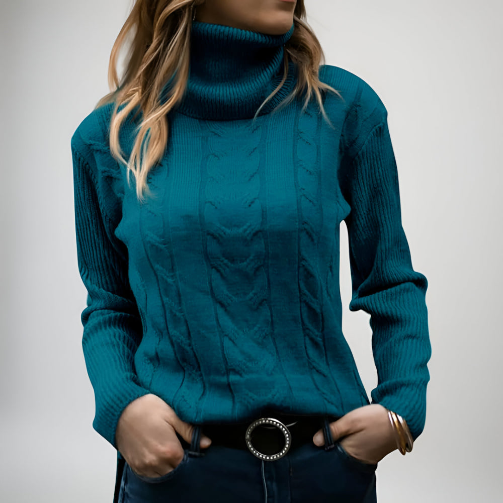 Women's Turtleneck Sweater Daily Wear