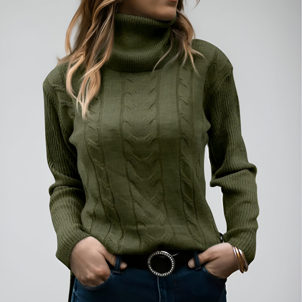 Women's Turtleneck Sweater Daily Wear