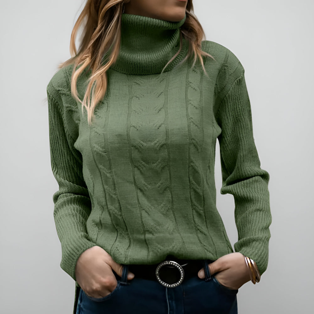 Women's Turtleneck Sweater Daily Wear