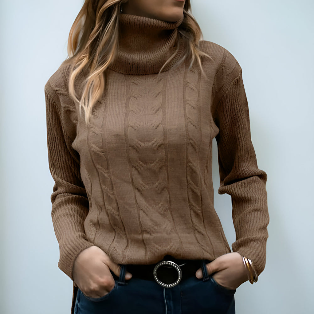 Women's Turtleneck Sweater Daily Wear