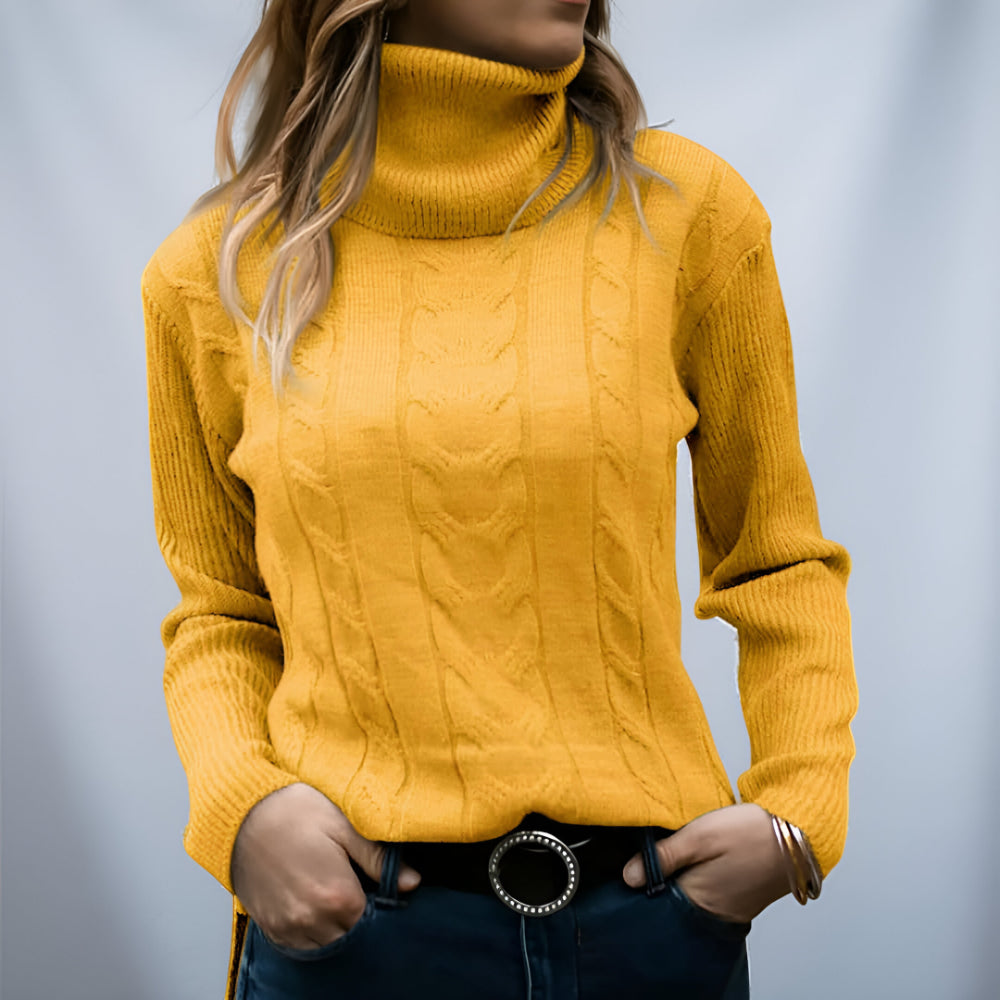 Women's Turtleneck Sweater Daily Wear