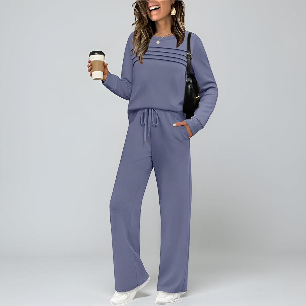 Tuta Donna Sportiva Set Due Pezzi Casual