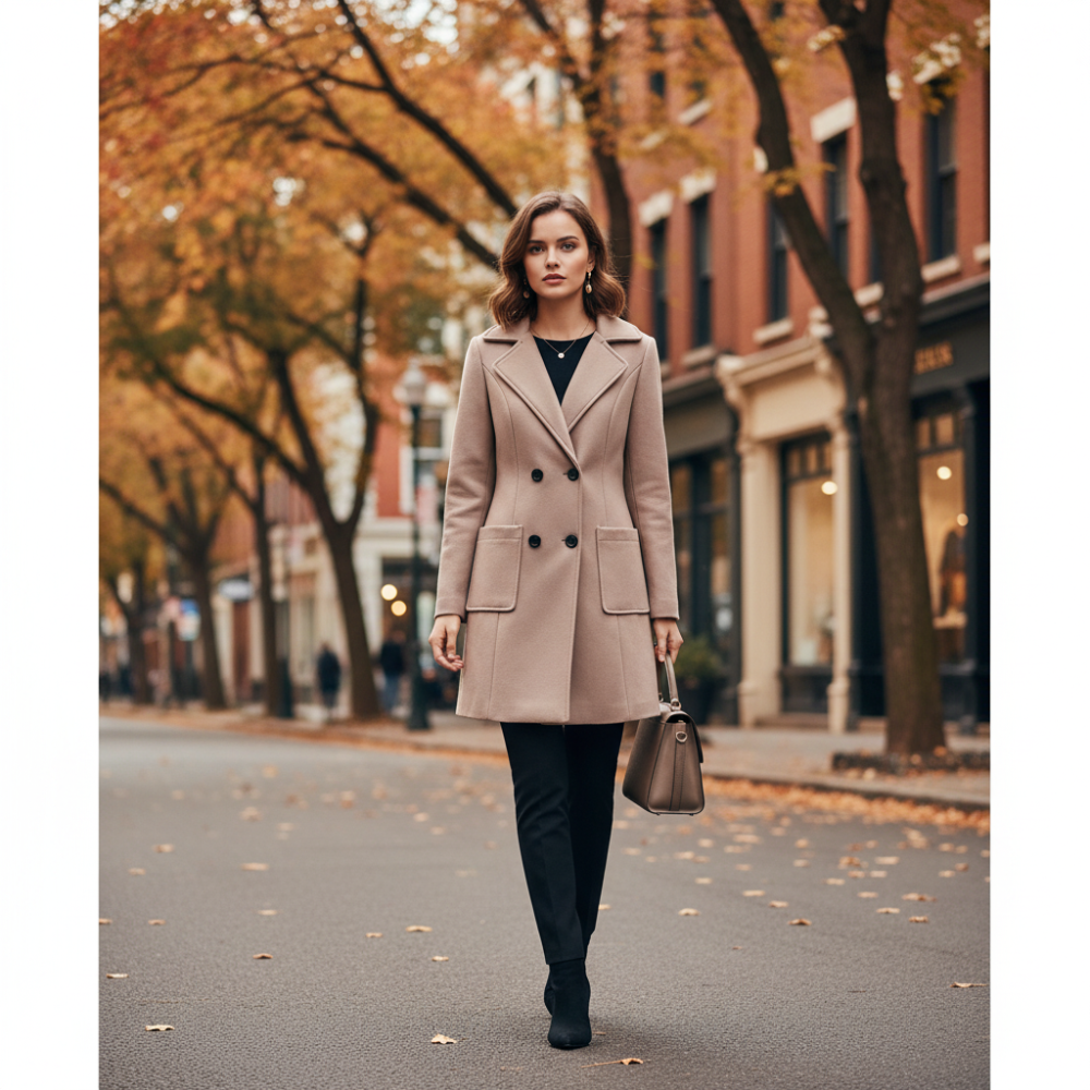 Womens Winter Coat Long Style Urban Use