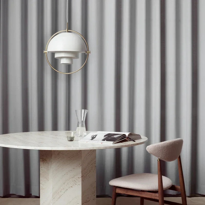 NordicElegance - Moderne Gouden LED Hanglamp in Minimalistisch Design