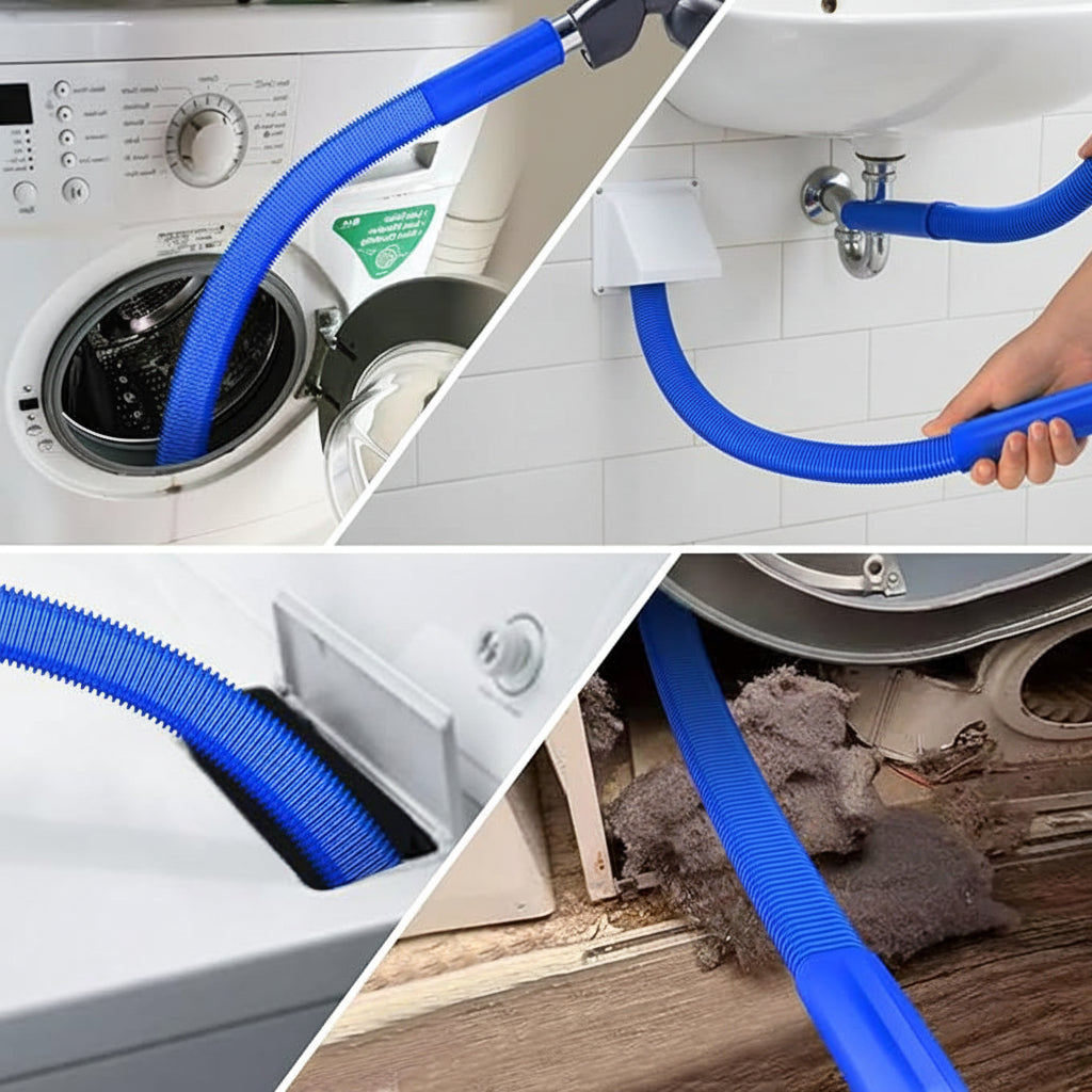 Flexible Dryer Ventilation Air Suction Cleaning Brush Accessory