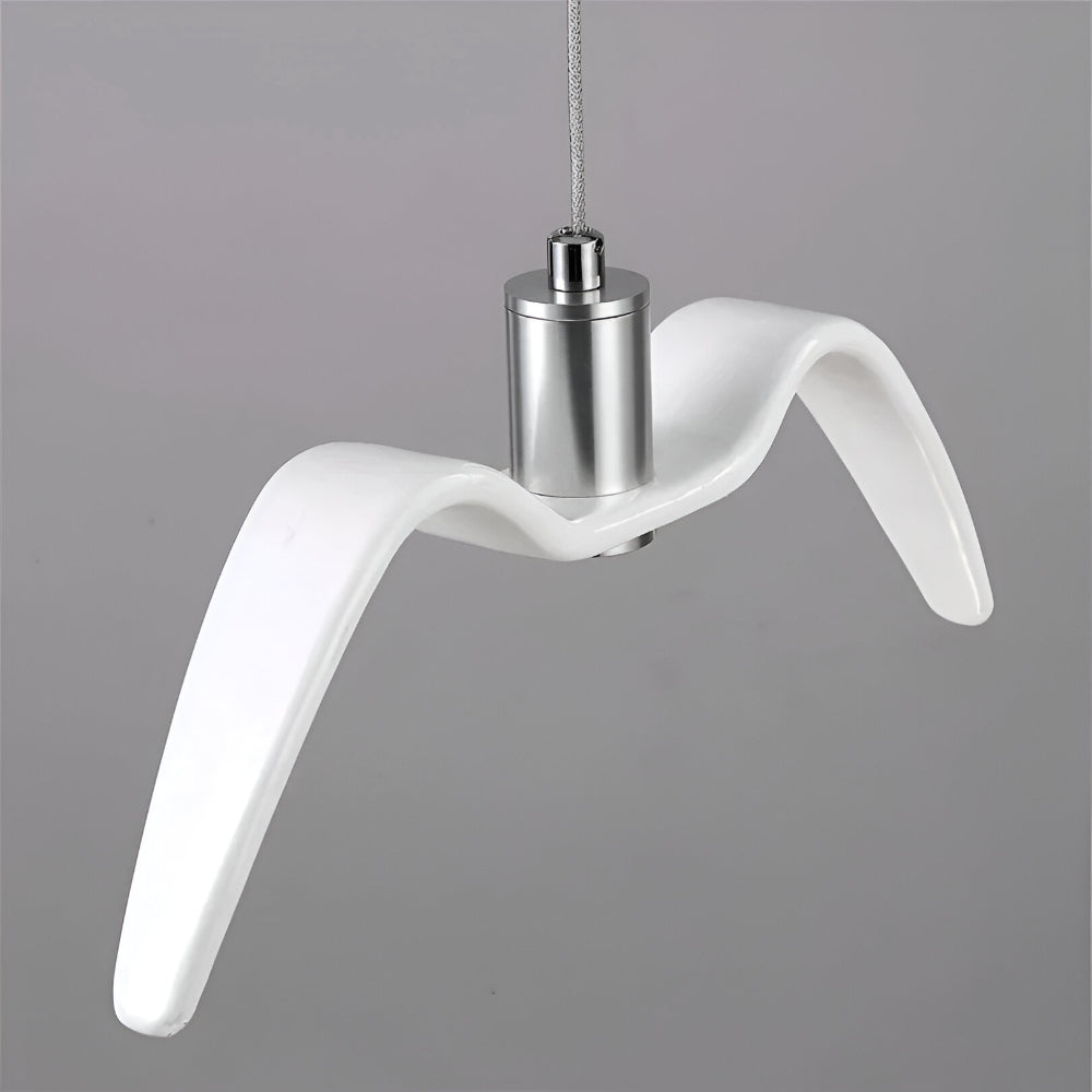 Lampadario LED Moderno Forma Uccello Resina Design