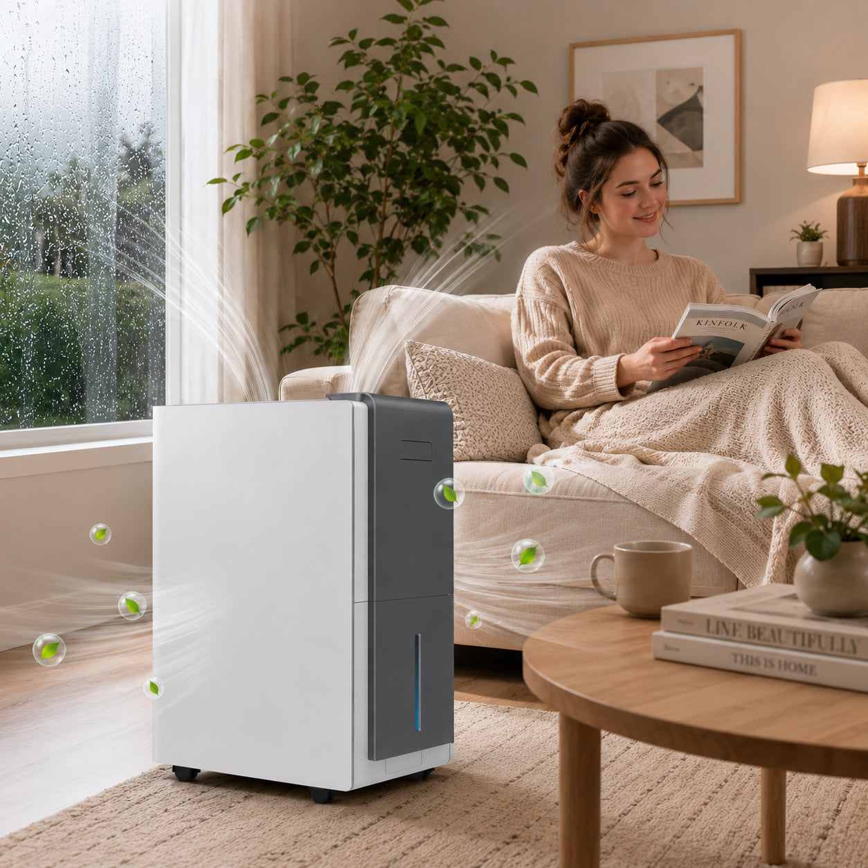 Deumidificatore efficiente, compatto e silenzioso per la casa