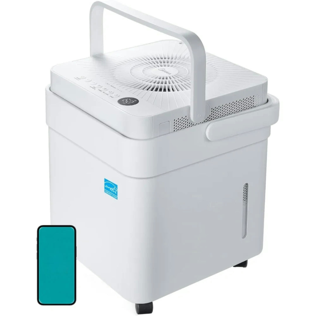 Deumidificatore portatile silenzioso con controllo smart per la casa