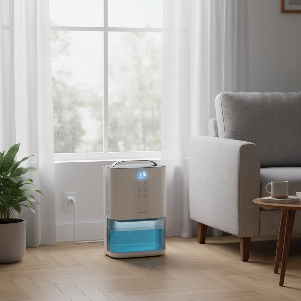 Deshumidificador Refrigerante para Casa con Depósito