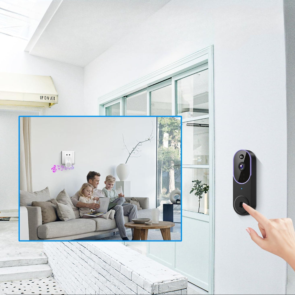 Videocitofono Wireless Telecamera Notturna Audio Bidirezionale