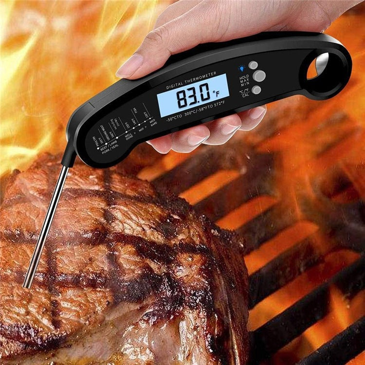 Digital Meat Thermometer Waterproof Fast Measurement BBQ