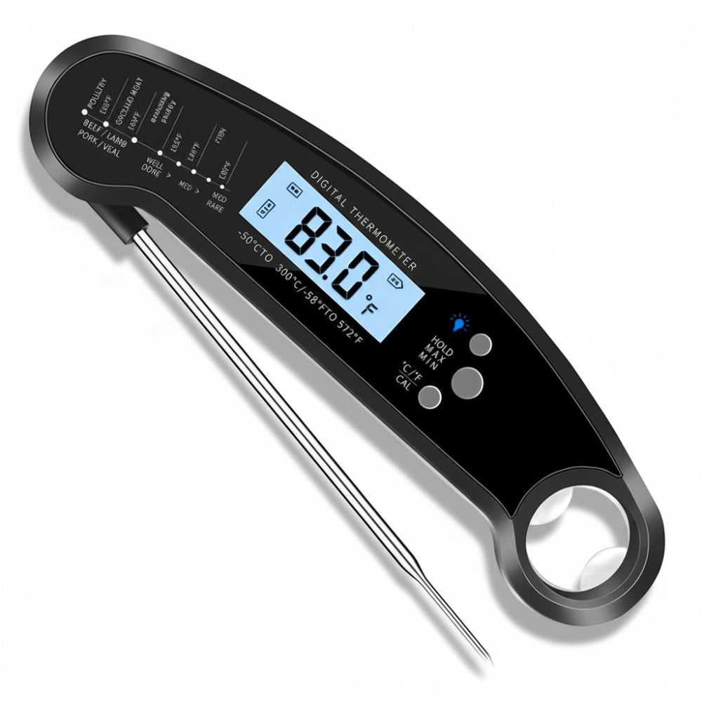 Digital Meat Thermometer Waterproof Fast Measurement BBQ
