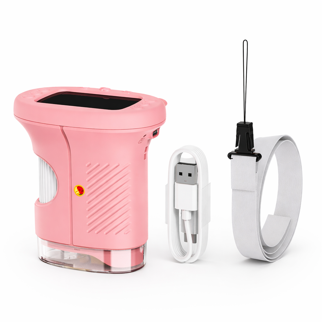 Microscópio Digital para Crianças Portátil com Ecrã e Câmara