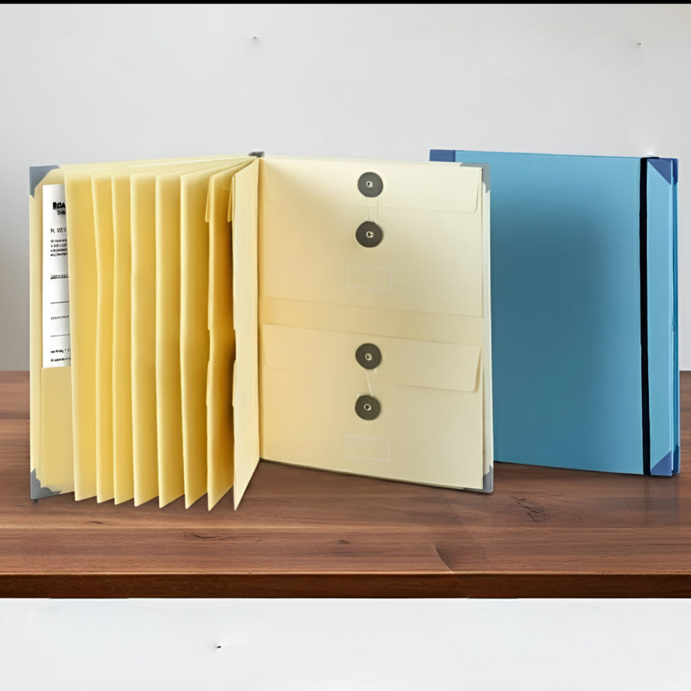 Document Folder Accordion Organizer File Storage