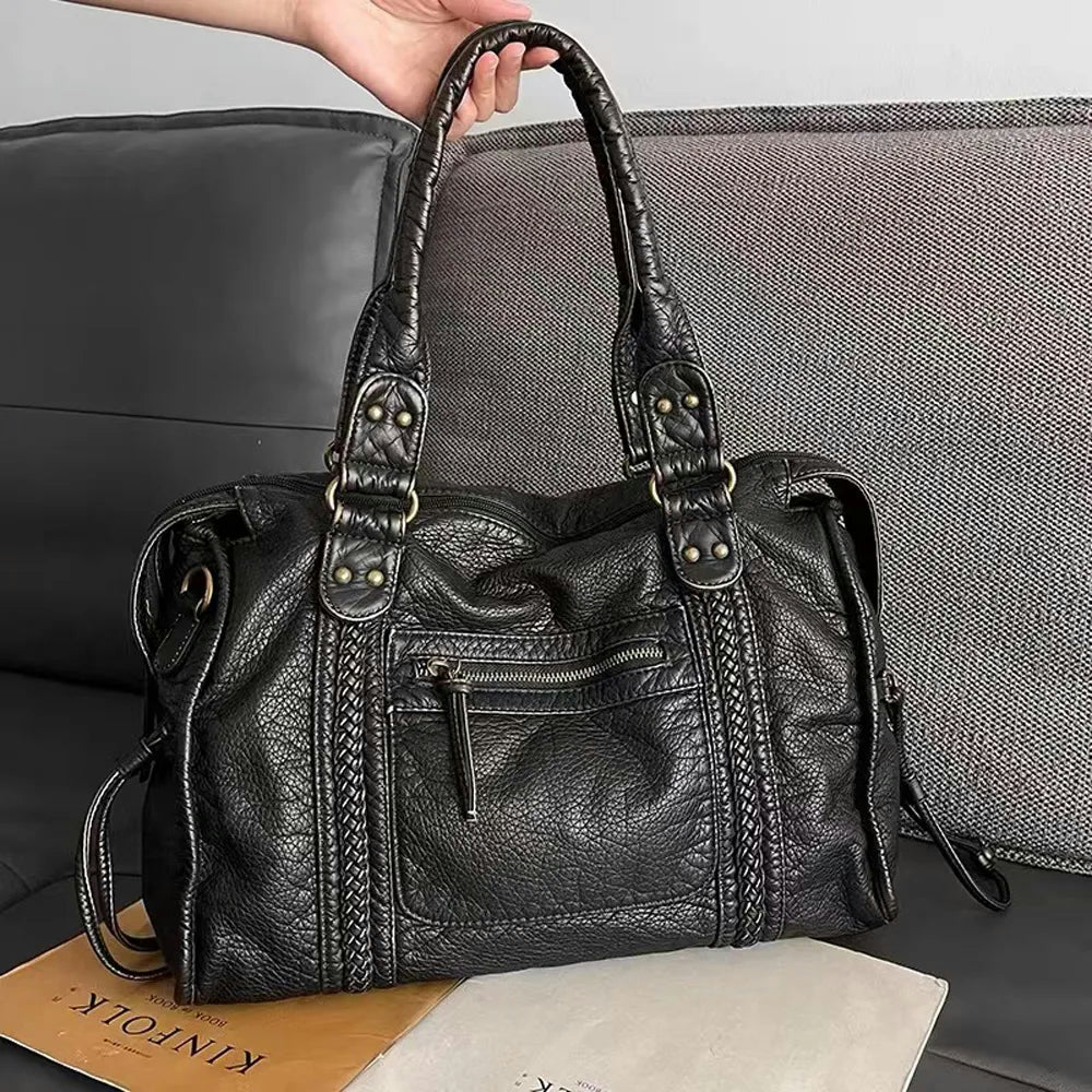Borsa elegante da donna con tracolla, tote casual