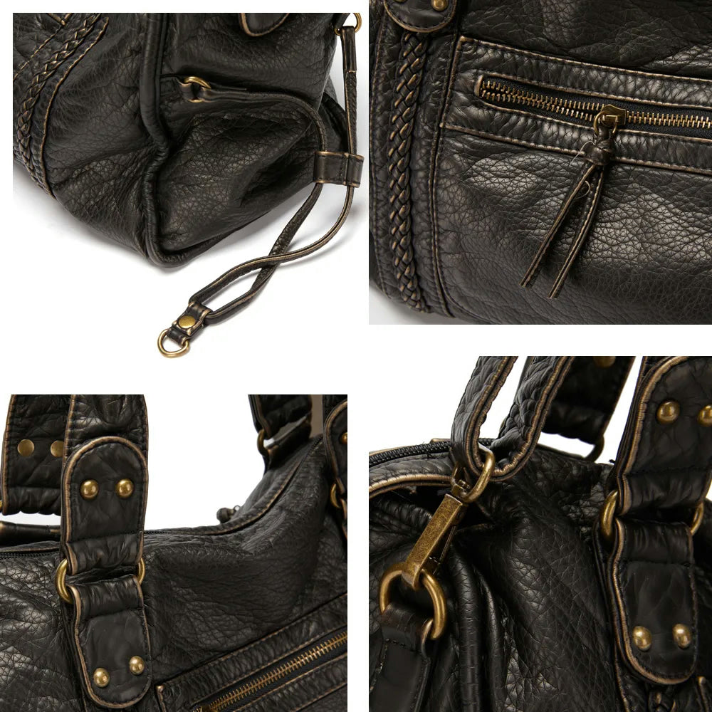 Borsa elegante da donna con tracolla, tote casual