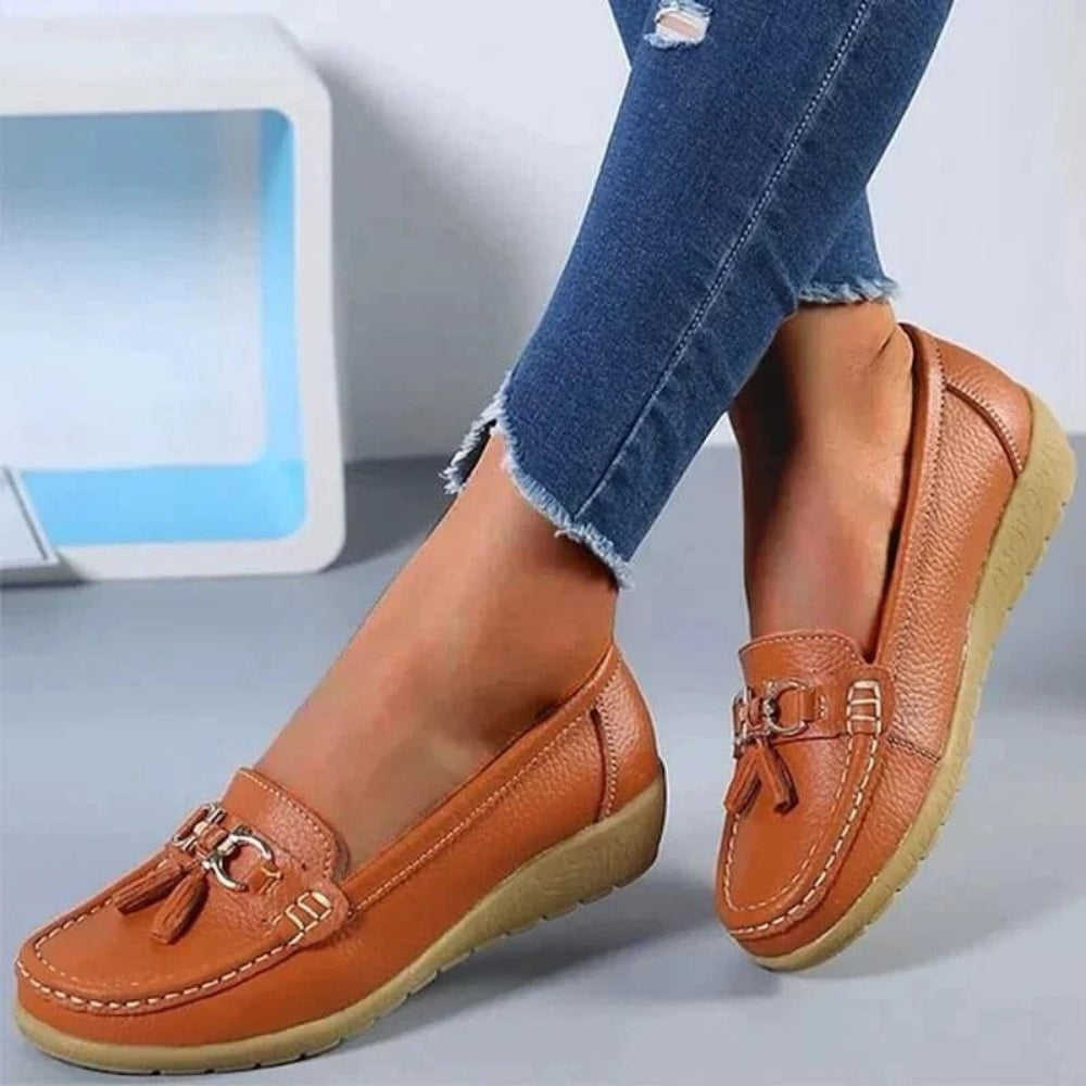 Women's Moccasins with Padded Insole Without Laces | Casual Shoes