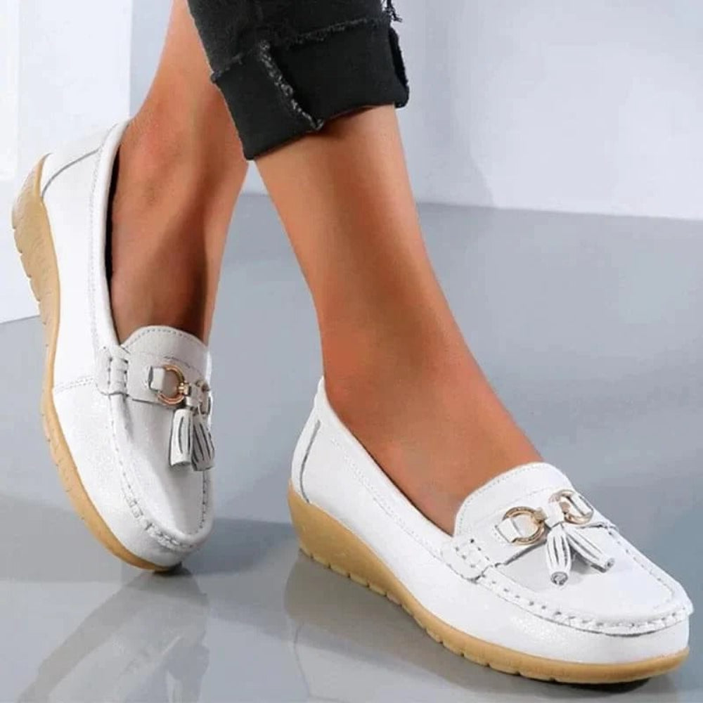 Women's Moccasins with Padded Insole Without Laces | Casual Shoes