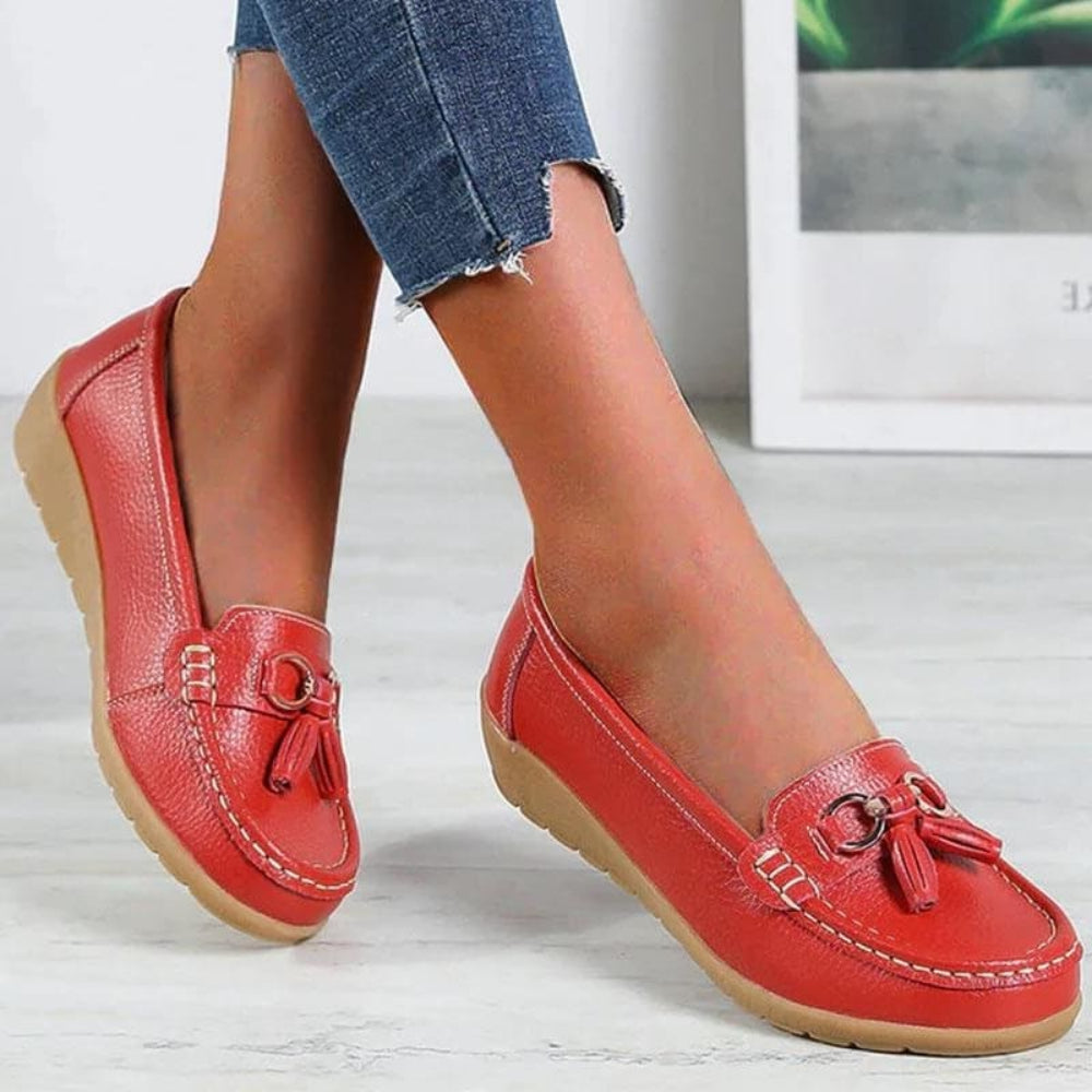 Women's Moccasins with Padded Insole Without Laces | Casual Shoes