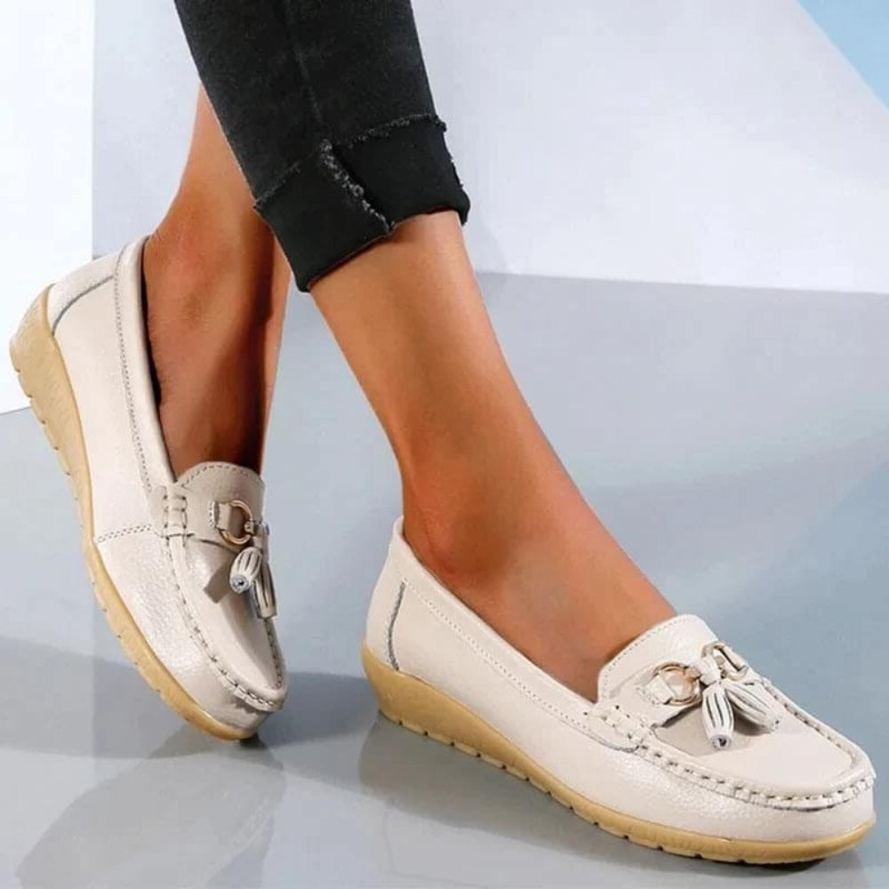 Women's Moccasins with Padded Insole Without Laces | Casual Shoes